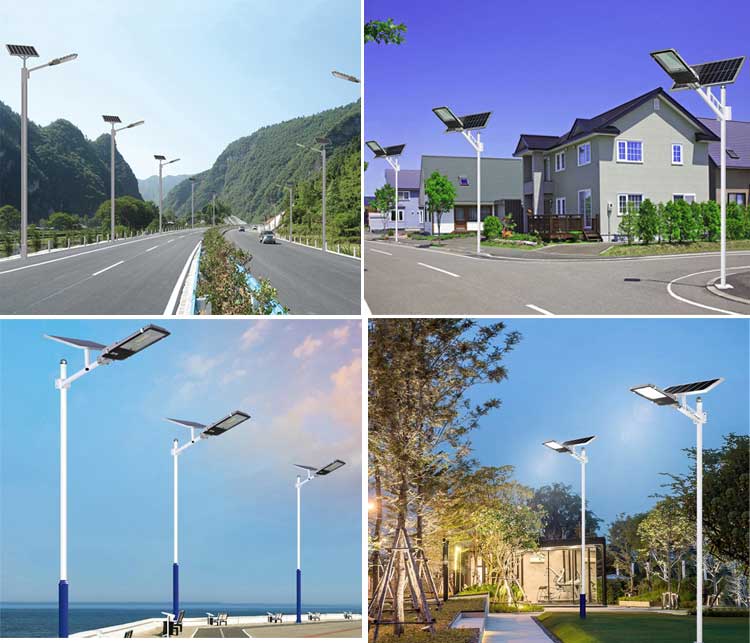 application for solar streets lights