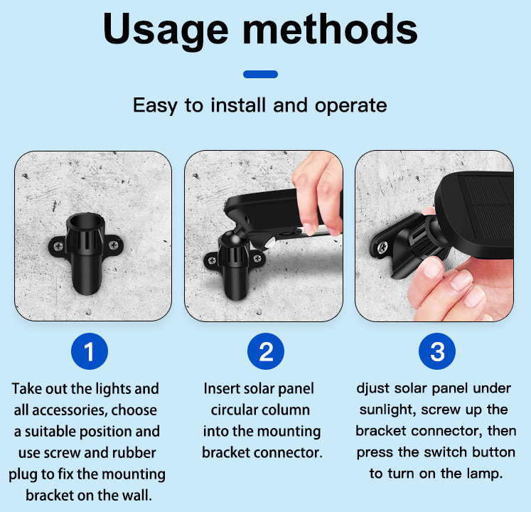 install solar garden lights