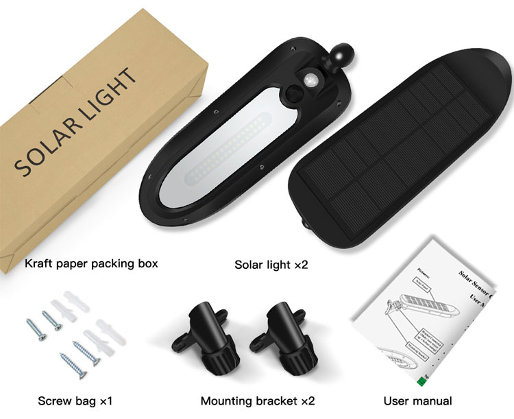 package solar garden lights