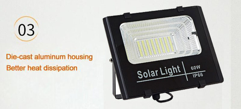 IP66 solar motion sensor floodlights
