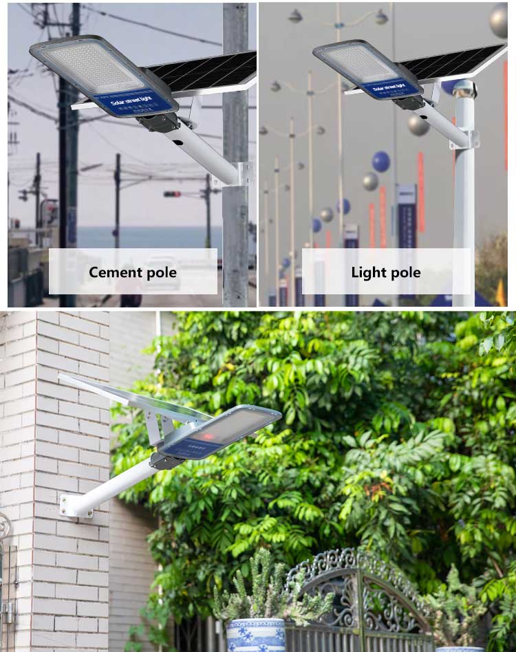 application for solar street lights