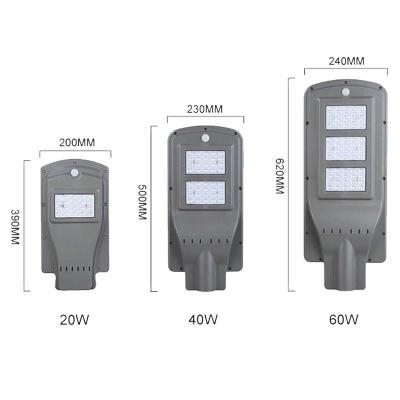 Integrated solar street light design