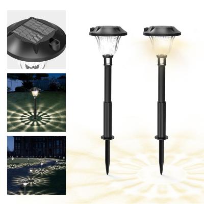 outdoor led solar panel garden lights